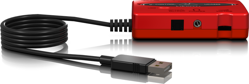 BEHRINGER UCA222 - USB-аудио-интерфейс для обработки и воспроизведения звука, 16 бит/48 кГц купить в prostore.me