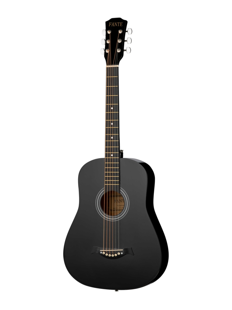 FT-R38B-BK Акустическая гитара, черная, Fante купить в prostore.me