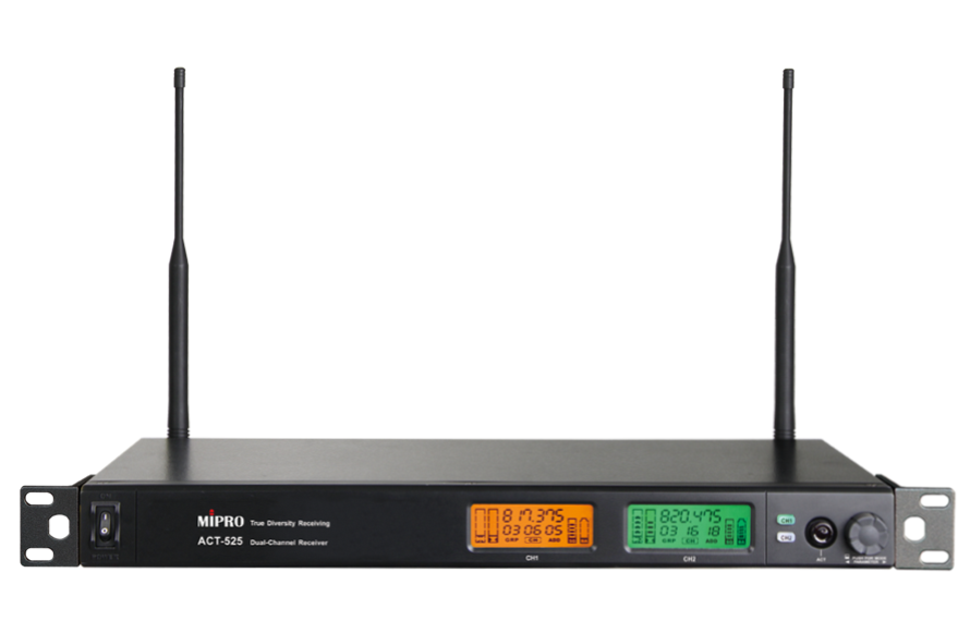 MIPRO ACT-525 Двухканальный UHF приёмник серии ACT-500 купить в prostore.me
