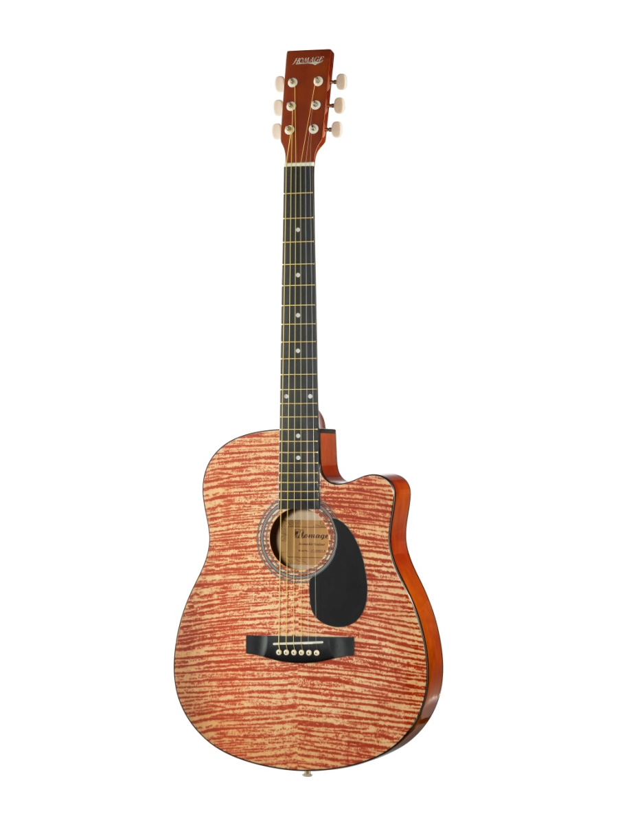 LF-3800CT-N Фольковая гитара вырез HOMAGE купить в prostore.me