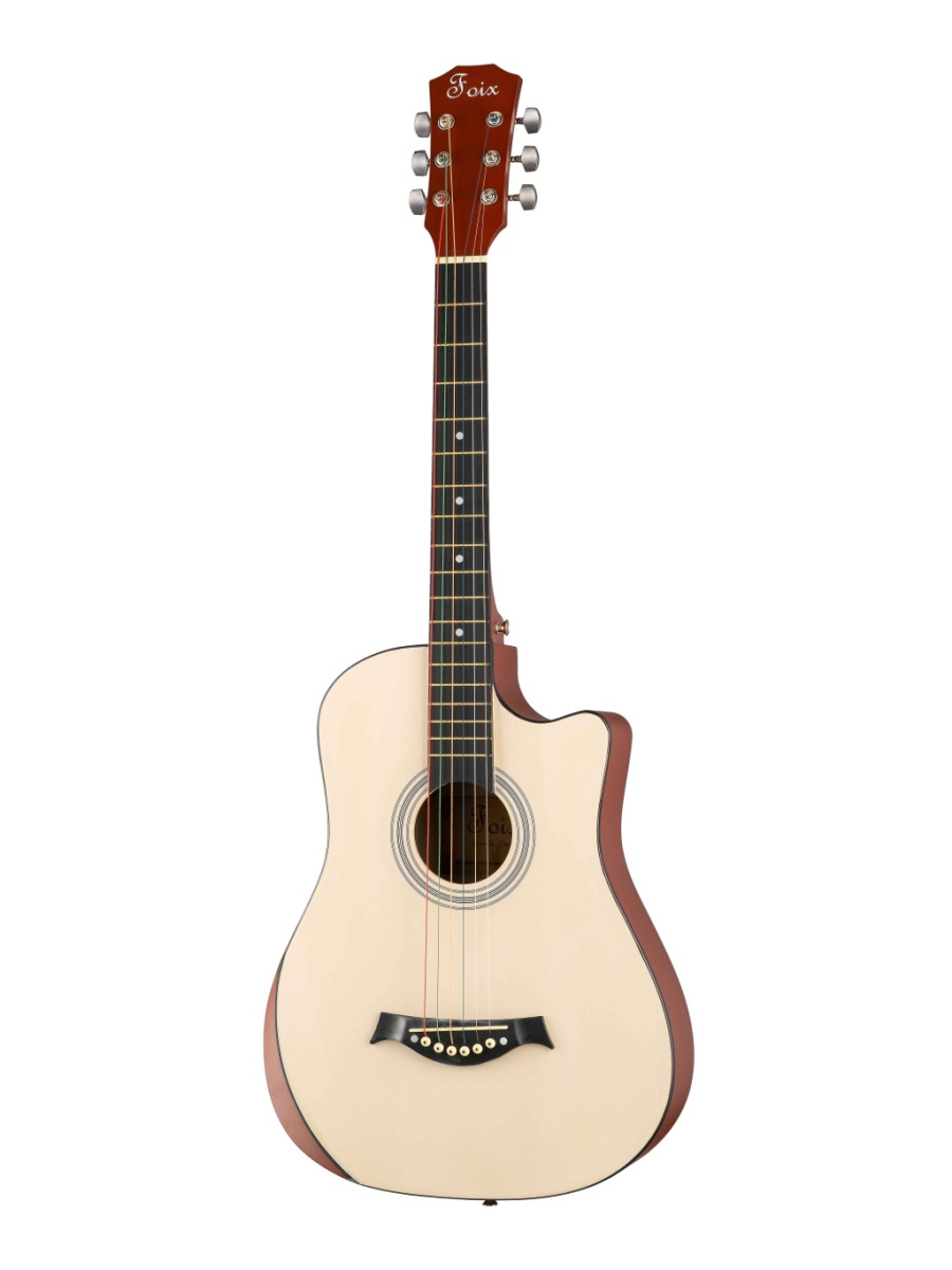 FFG-3860C-NAT Акустическая гитара, с вырезом, цвет натуральный, Foix купить в prostore.me