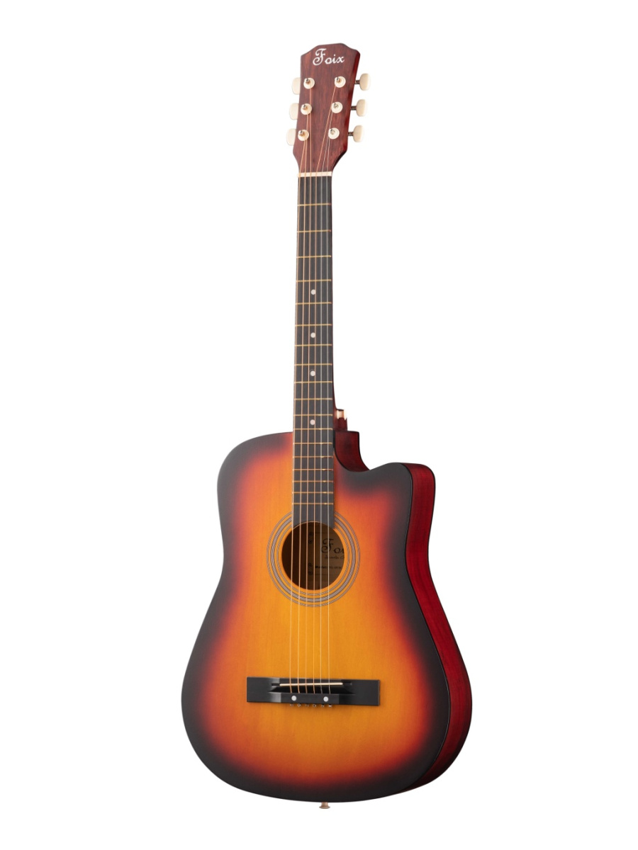FFG-3810C-SB Акустическая гитара, с вырезом, санберст, Foix купить в prostore.me