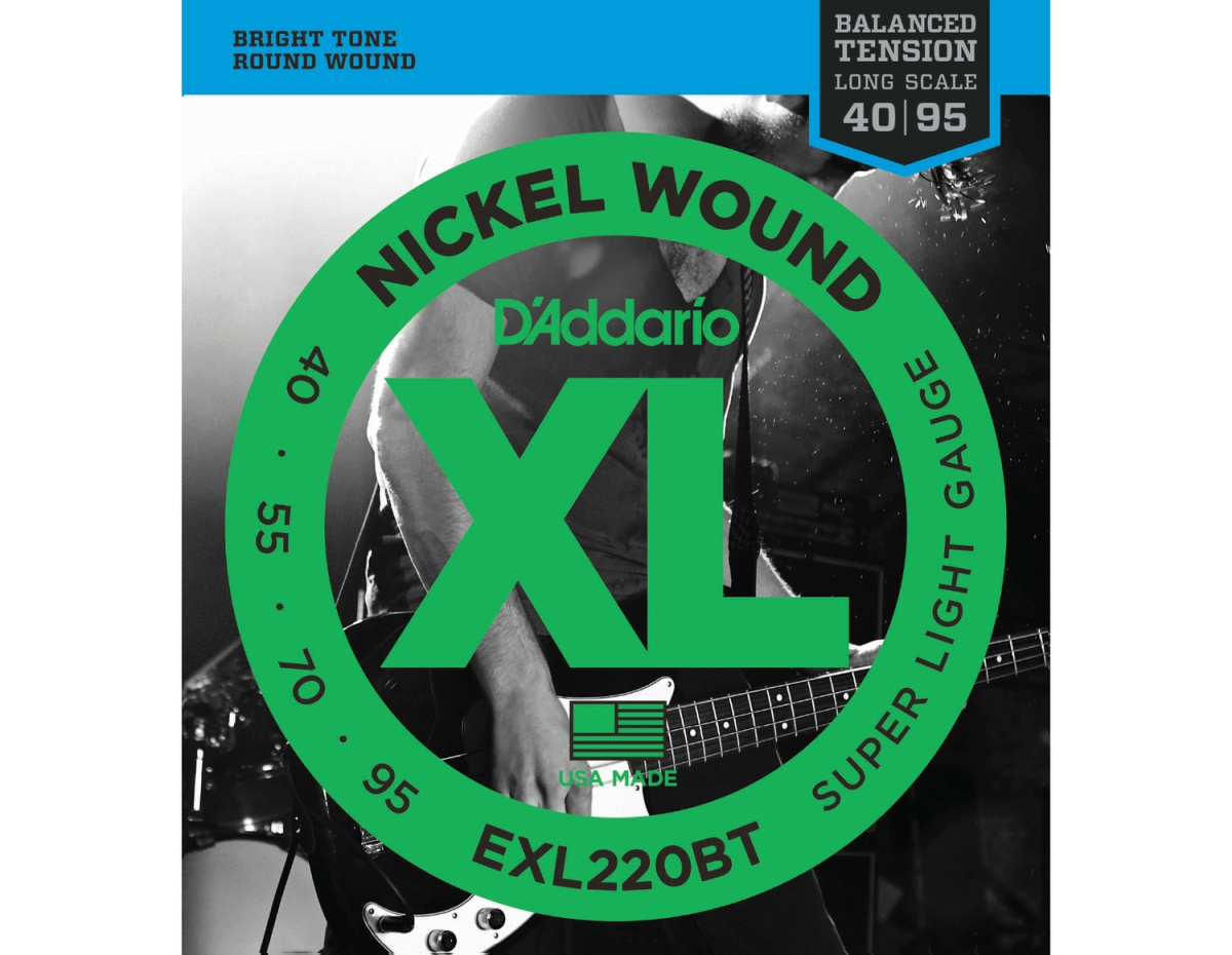 D'ADDARIO EXL220BT - струны для БАС-гитары ,nickel,super soft 40-95 купить в prostore.me