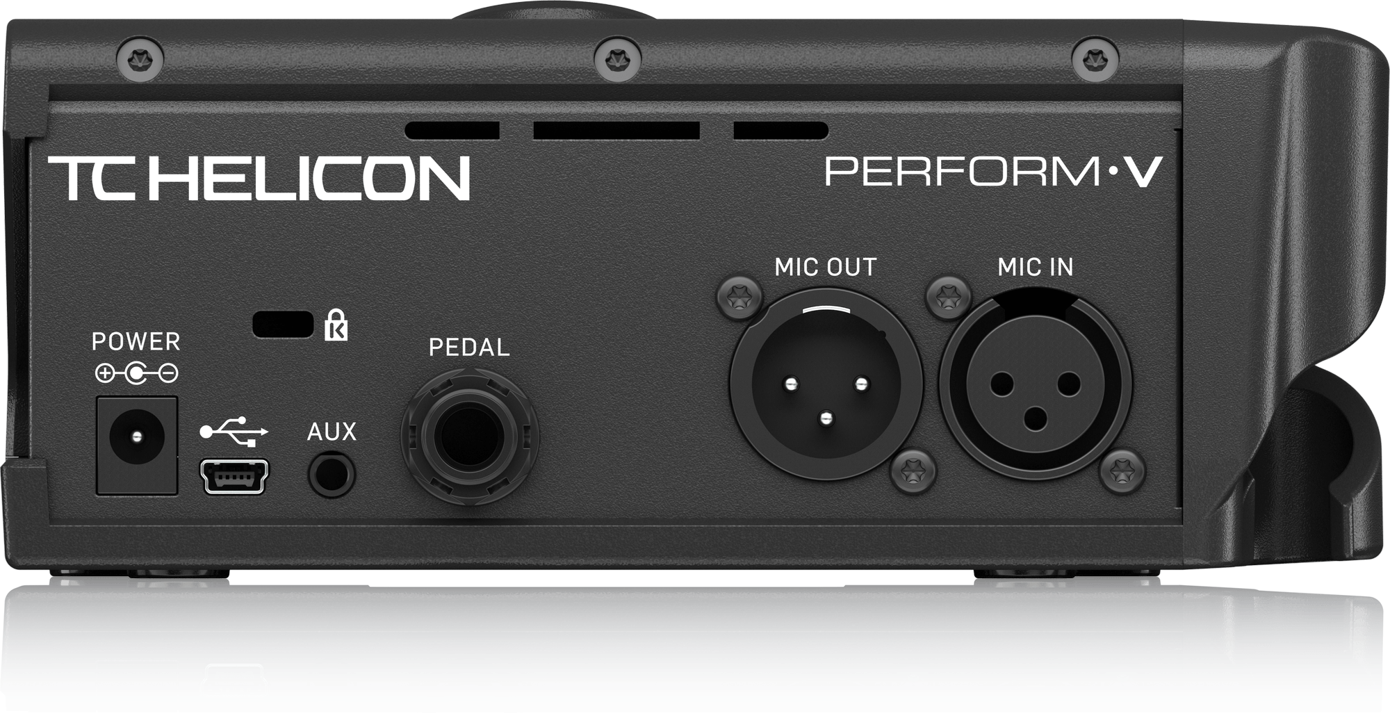 TC HELICON PERFORM-V - процессор эффектов для вокала, установка на микроф.стойку купить в prostore.me