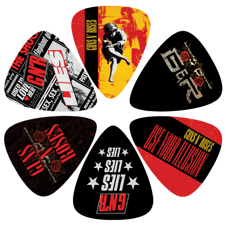 Perri's LP-GR1 - Медиаторы (6 штук), Guns'n'Roses SET1 купить в prostore.me
