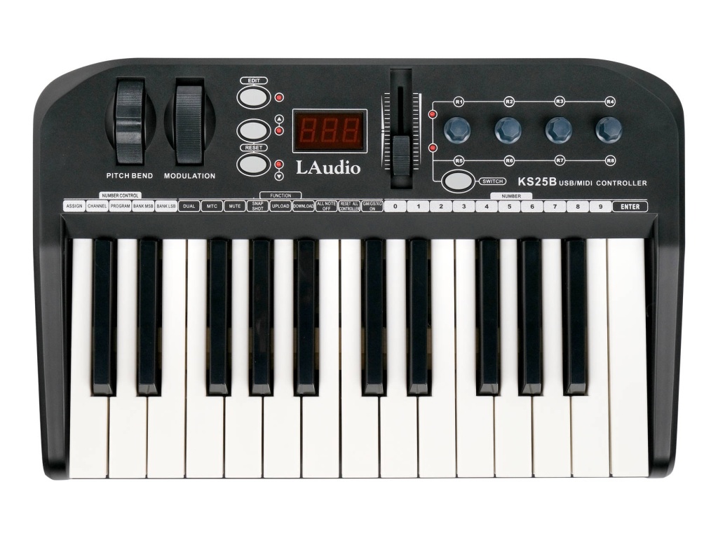 картинка KS25B MIDI-контроллер, 25 клавиш, LAudio от магазина prostore.me