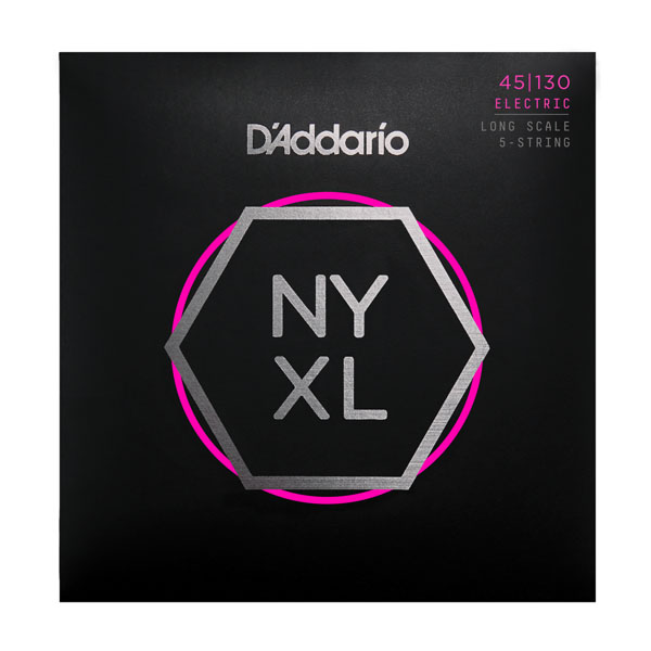 D'Addario NYXL45130 - струны для бас-гитары, Long Scale, Reg Light, 45-130 купить в prostore.me