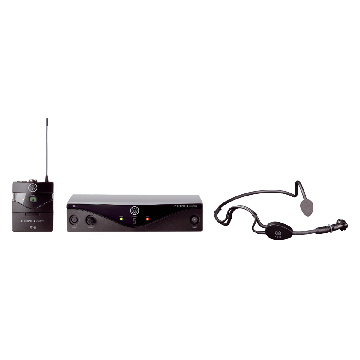 AKG Perception Wireless 45 Sports Set BD U2 - Радиосист. микрофоном с оголовьем C544L, приёмник SR45