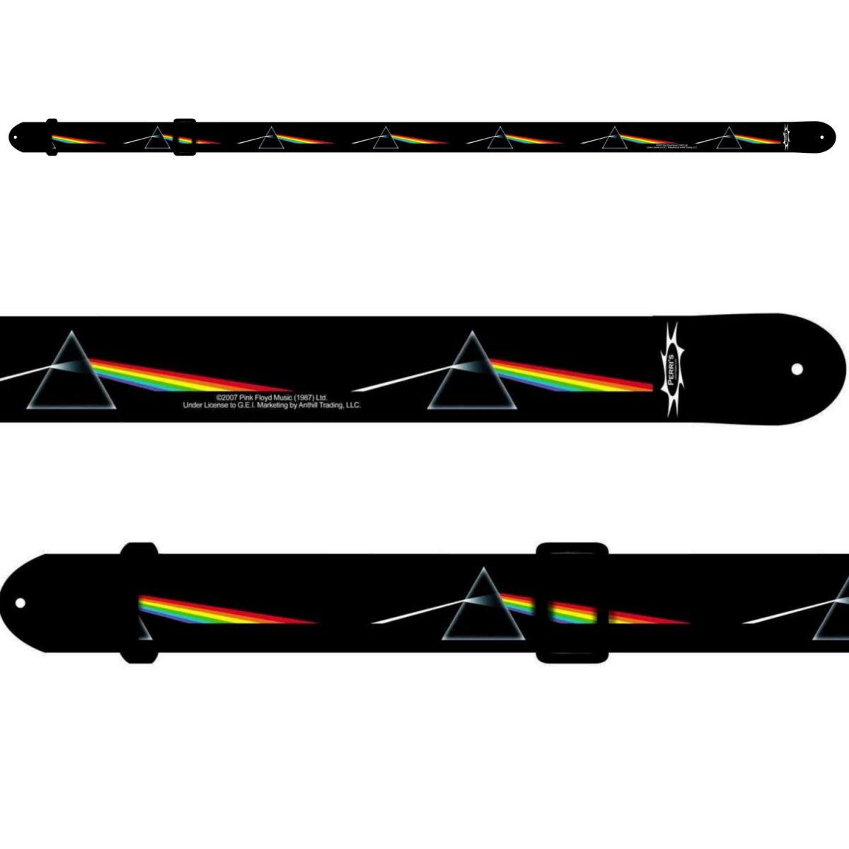 Perri's LPCP-1070 - Нейлоновый ремень (2") для гитары (Pink Floyd, призмы) купить в prostore.me