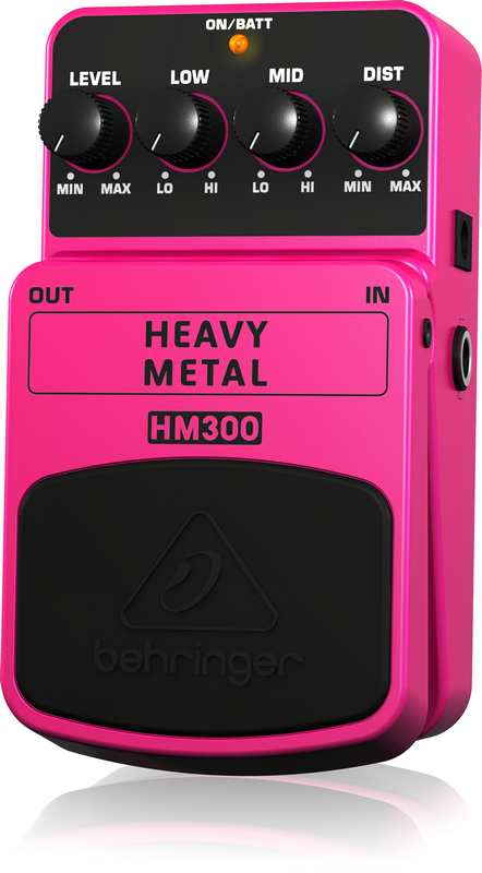 картинка BEHRINGER HM300 - педаль эффектов 'Хэви Метал'-дисторшн от магазина prostore.me
