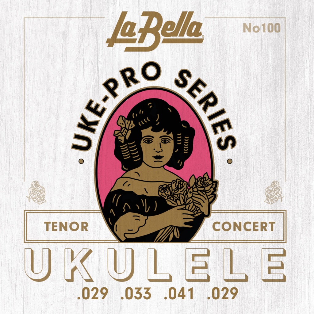 100 Uke-Pro Комплект струн для концертного/тенор укулеле, La Bella