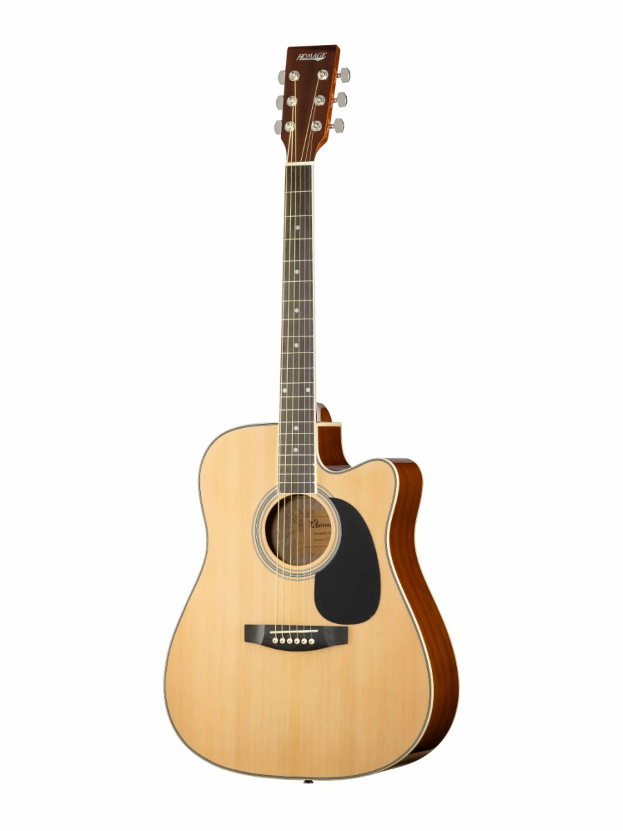 LF-4121C-N Акустическая гитара с вырезом HOMAGE купить в prostore.me