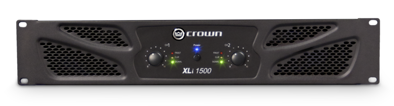 CROWN XLi1500 - двухканальный усилитель мощности, 2х450 Вт/4 Ом, 2х330 Вт/8 Ом , Мост: 900 Вт/8 Ом