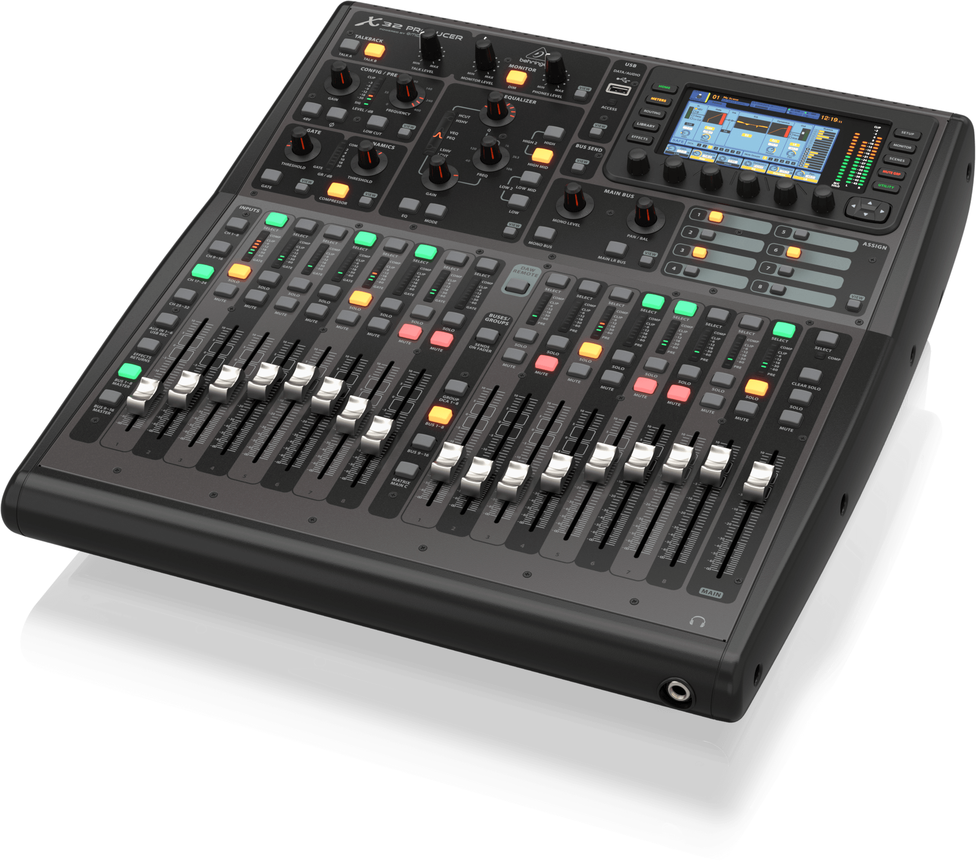 BEHRINGER X32 PRODUCER - цифровой микшер, 16 входов, 16 шин купить в prostore.me