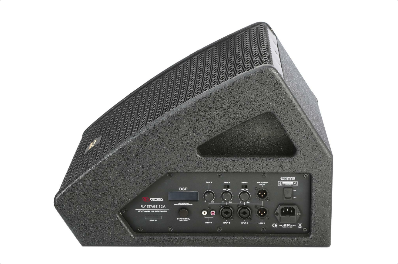 VOLTA FLY STAGE 12A (DSP) Сценический монитор активный, комплектация - 12"+2", мощнсоть 400 купить в prostore.me