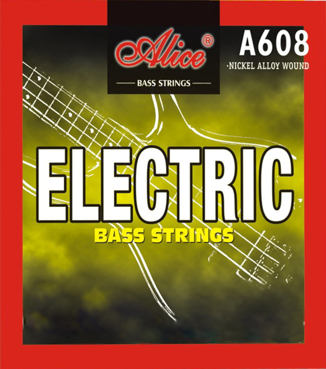 Alice A608(4)-L Light Комплект струн для бас-гитары, сталь/сплав никеля, 040-095. купить в prostore.me