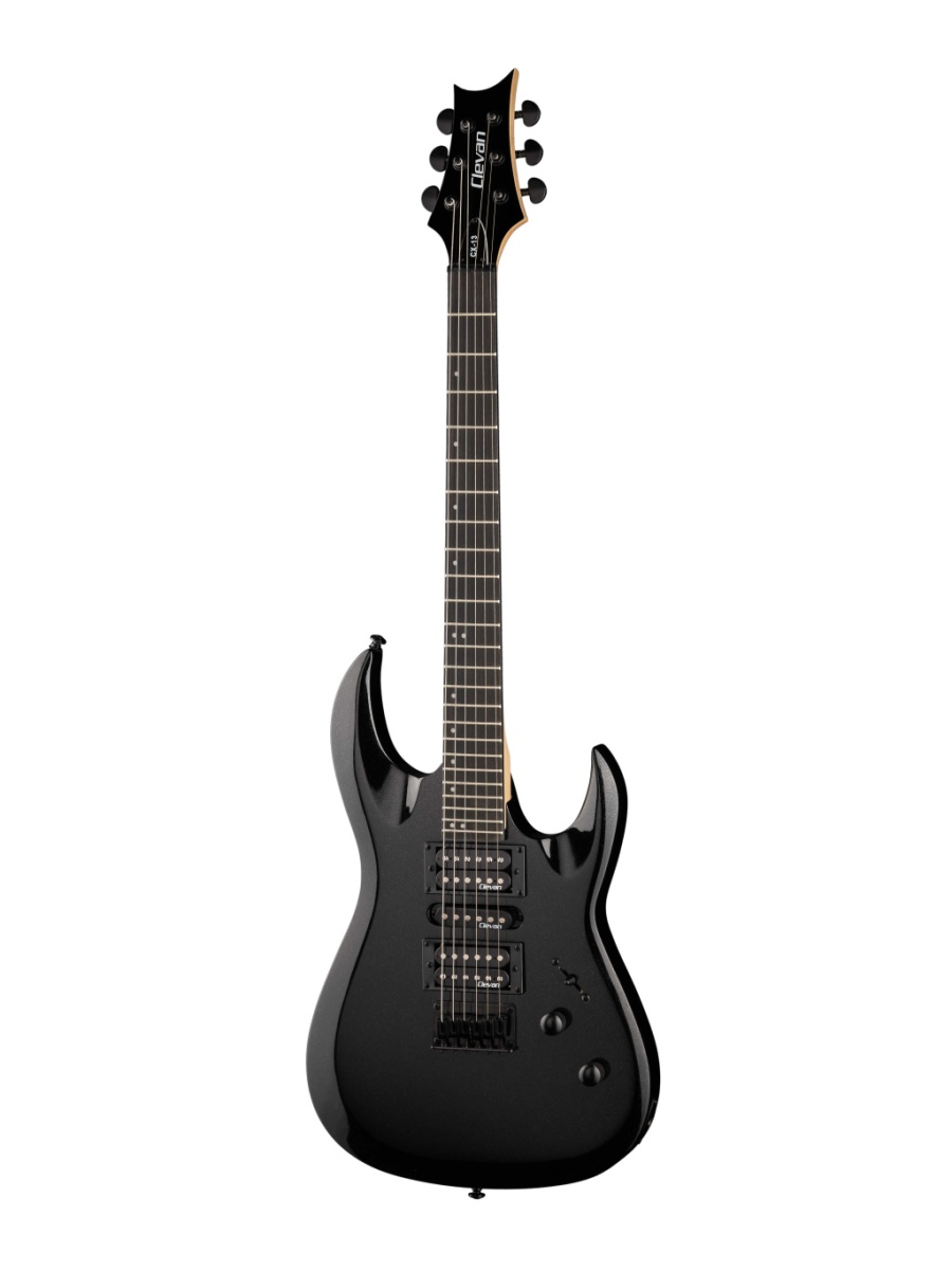 CX-13MBK Электрогитара, черная, Clevan купить в prostore.me