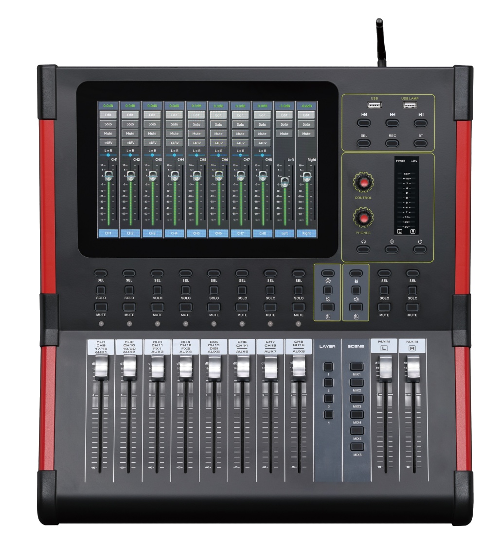 картинка DM-20 Цифровой микшерный пульт, 20 каналов, LAudio от магазина prostore.me
