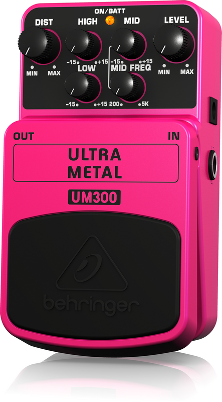 картинка BEHRINGER UM300 - педаль эффектов 'Хэви Метал'- дисторшн от магазина prostore.me