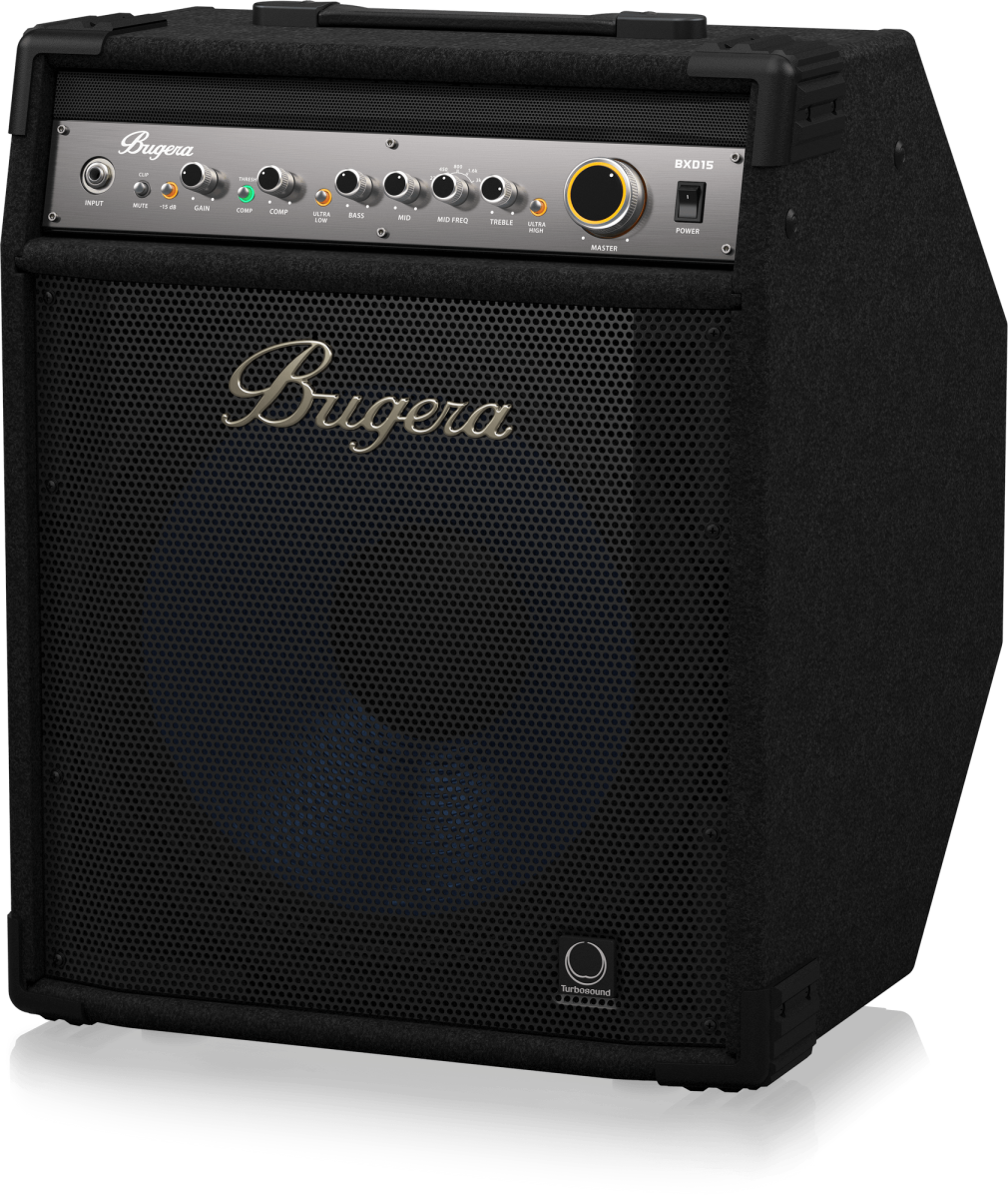 BUGERA BXD15A - басовый комбоусилитель, 1000 Вт, 1 х 15' TURBOSOUND с алюминиевым диффузором. купить в prostore.me
