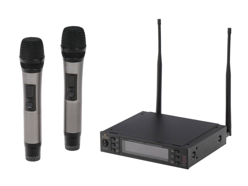 картинка WF-U2302HH Беспроводная микрофонная система, 2 ручных передатчика, Soundsation от магазина prostore.me