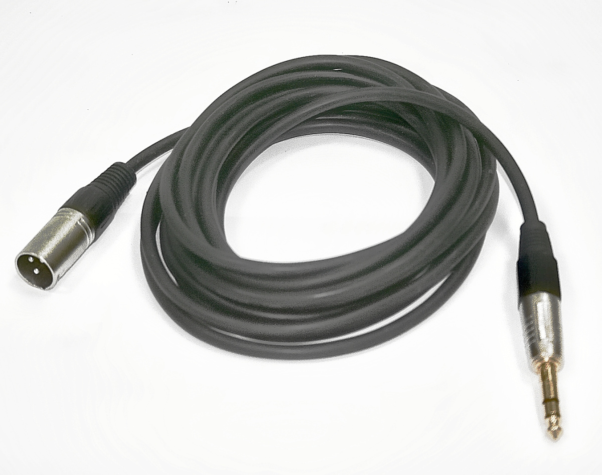 INVOTONE ACM1003/BK - микрофонный кабель , 6,3 джек моно <-> XLR (мама), длина 3 м (черный) купить в prostore.me