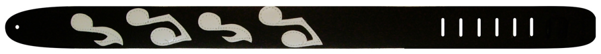 Perri's P25MN-217 - Кожаный ремень (2,5") для гитары (Ноты) купить в prostore.me