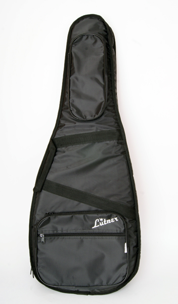 ЛЧГЭ3 Чехол для электрогитары утепленный, двойной карман, овальный карман, 2 ручки, 2 лямки, Лютнер