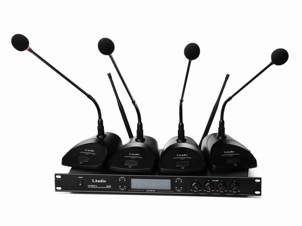 LAudio LS-804-C Конференц-система, 4 микрофона. купить в prostore.me