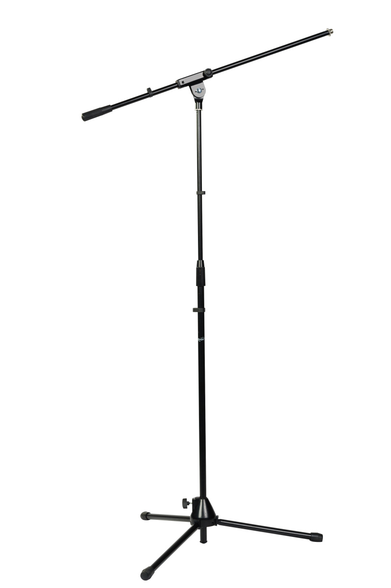 ROCKDALE 3601 Микрофонная стойка-журавль, высота 95-165 см, журавль 80 см, металл, чёрная купить в prostore.me