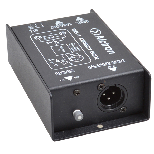 Alctron DB-1 D.I. Box Преобразователь акустического сигнала, пассивный. купить в prostore.me