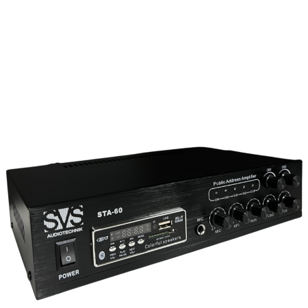 SVS Audiotechnik STA-60 Микшер-усилитель на 2 зоны купить в prostore.me