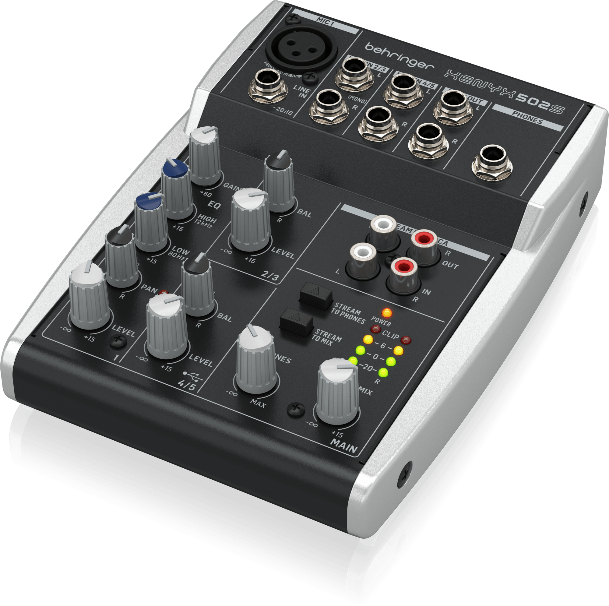 картинка Behringer XENYX 502S аналоговый микшер, 5 каналов. от магазина prostore.me