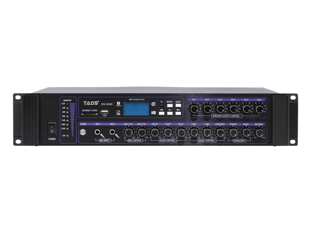 картинка DS-9360 Усилитель мощности трансляционный, 360Вт, TADS от магазина prostore.me