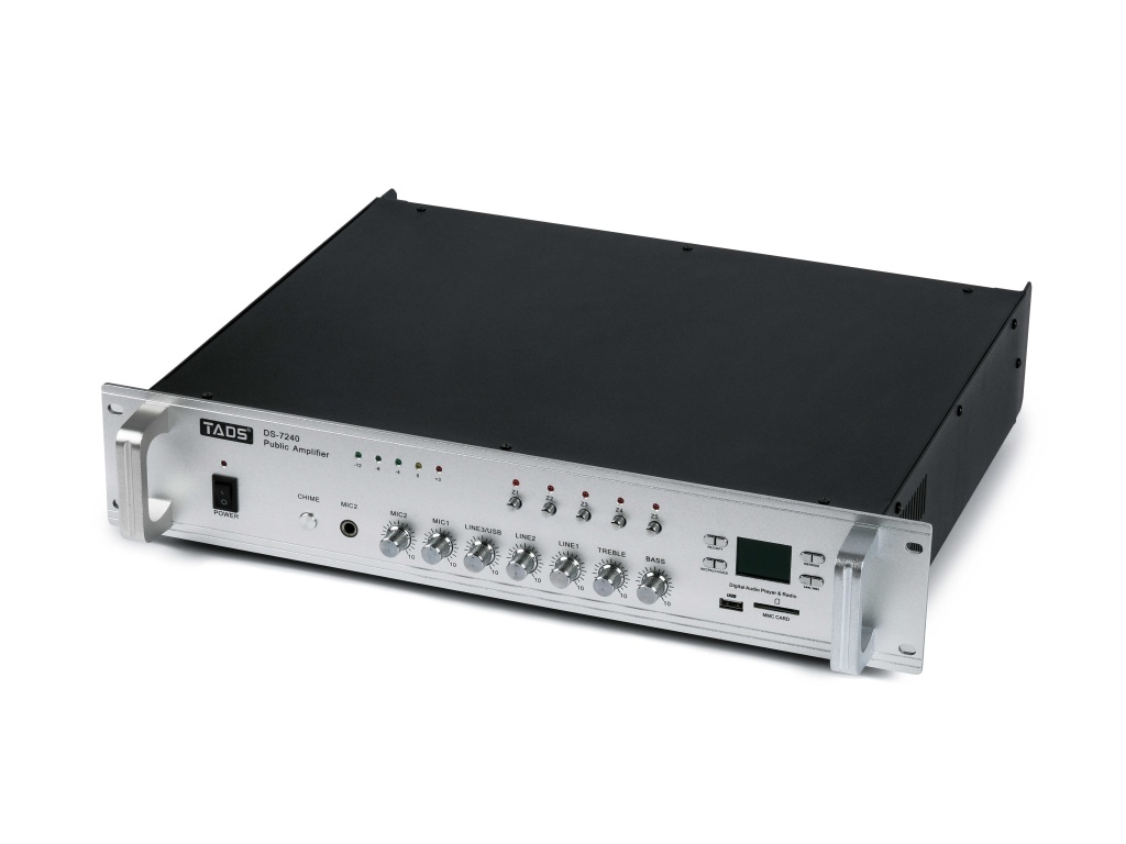 картинка DS-7240 Усилитель мощности трансляционный, 240Вт, TADS от магазина prostore.me