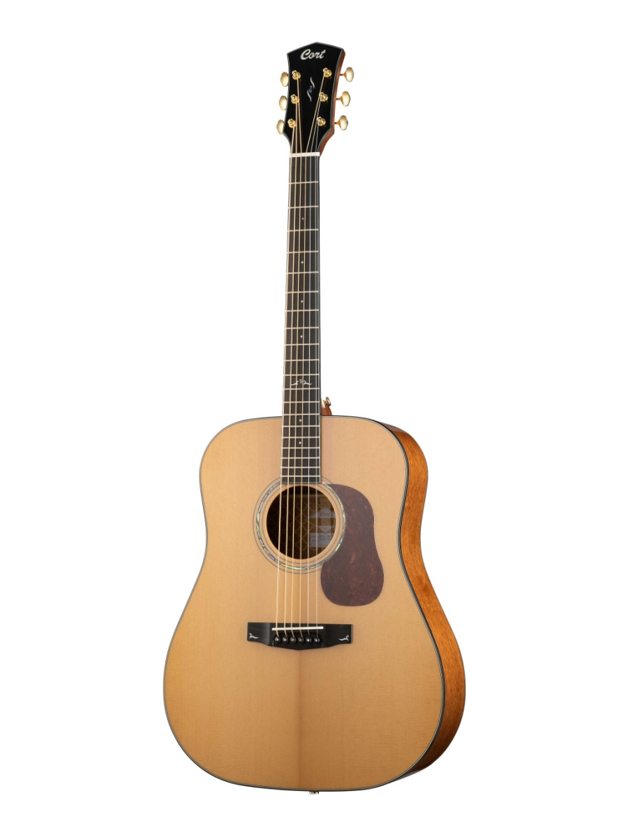 GOLD-D6-WCASE-NAT Gold Series Акустическая гитара, цвет натуральный глянцевый, с футляром, Cort купить в prostore.me