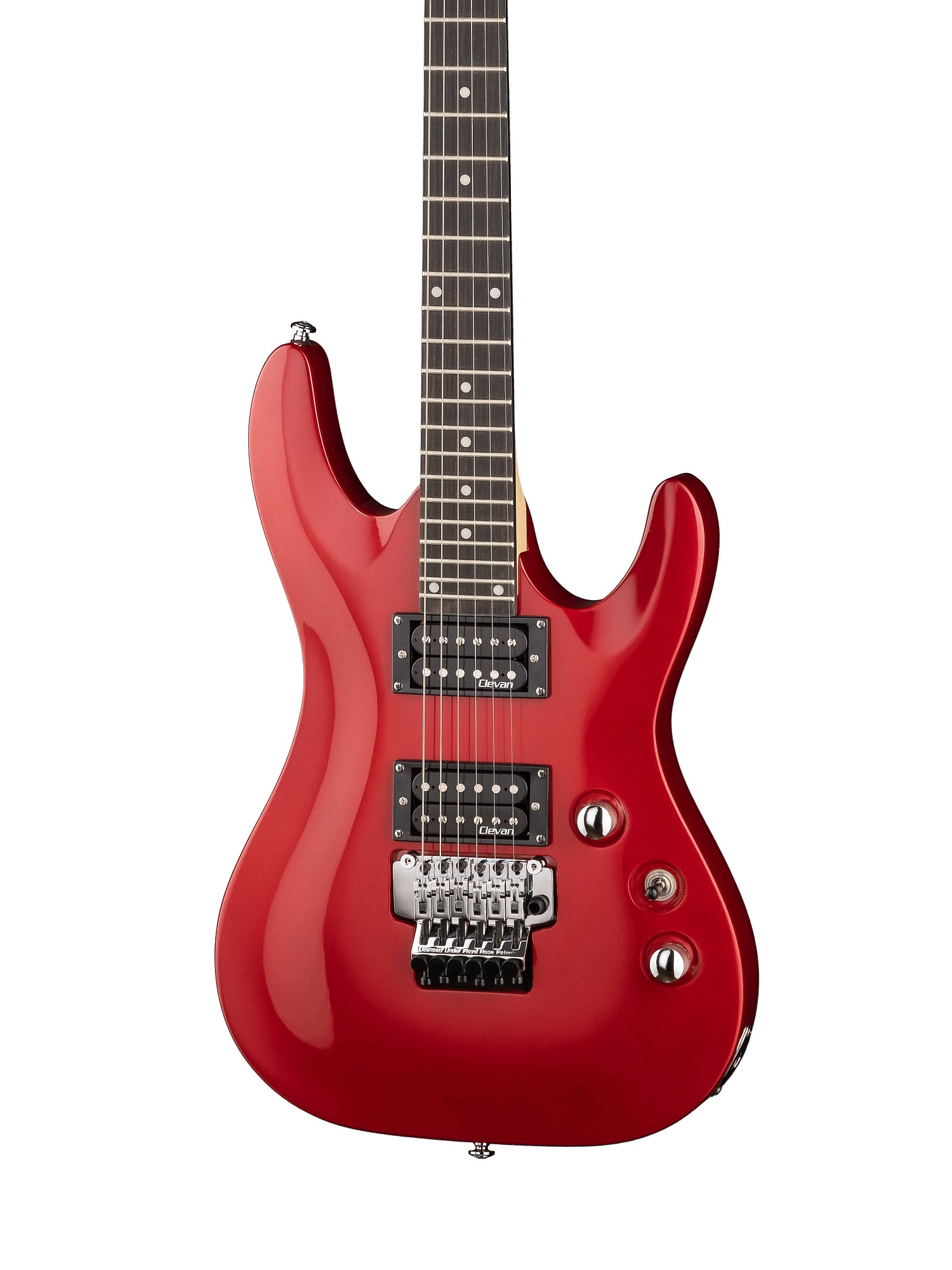 картинка CTD-30/FR-MRD Электрогитара, красная, Clevan от магазина prostore.me
