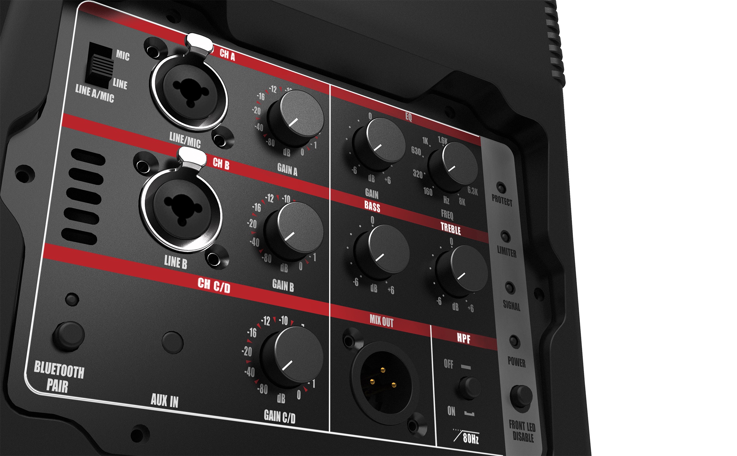 картинка Audiocenter MA12 активная акустическая система с DSP и Bluetooth, 1600 Вт, SPL max 131дБ, дисперсия  от магазина prostore.me