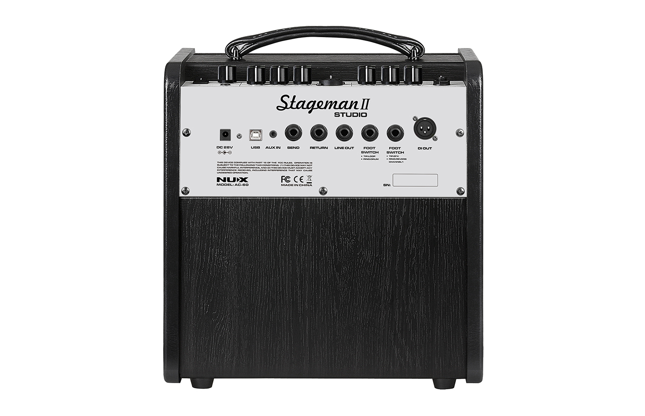 Nux AC-60 Stageman II Комбоусилитель для акустической гитары, 60Вт купить в prostore.me