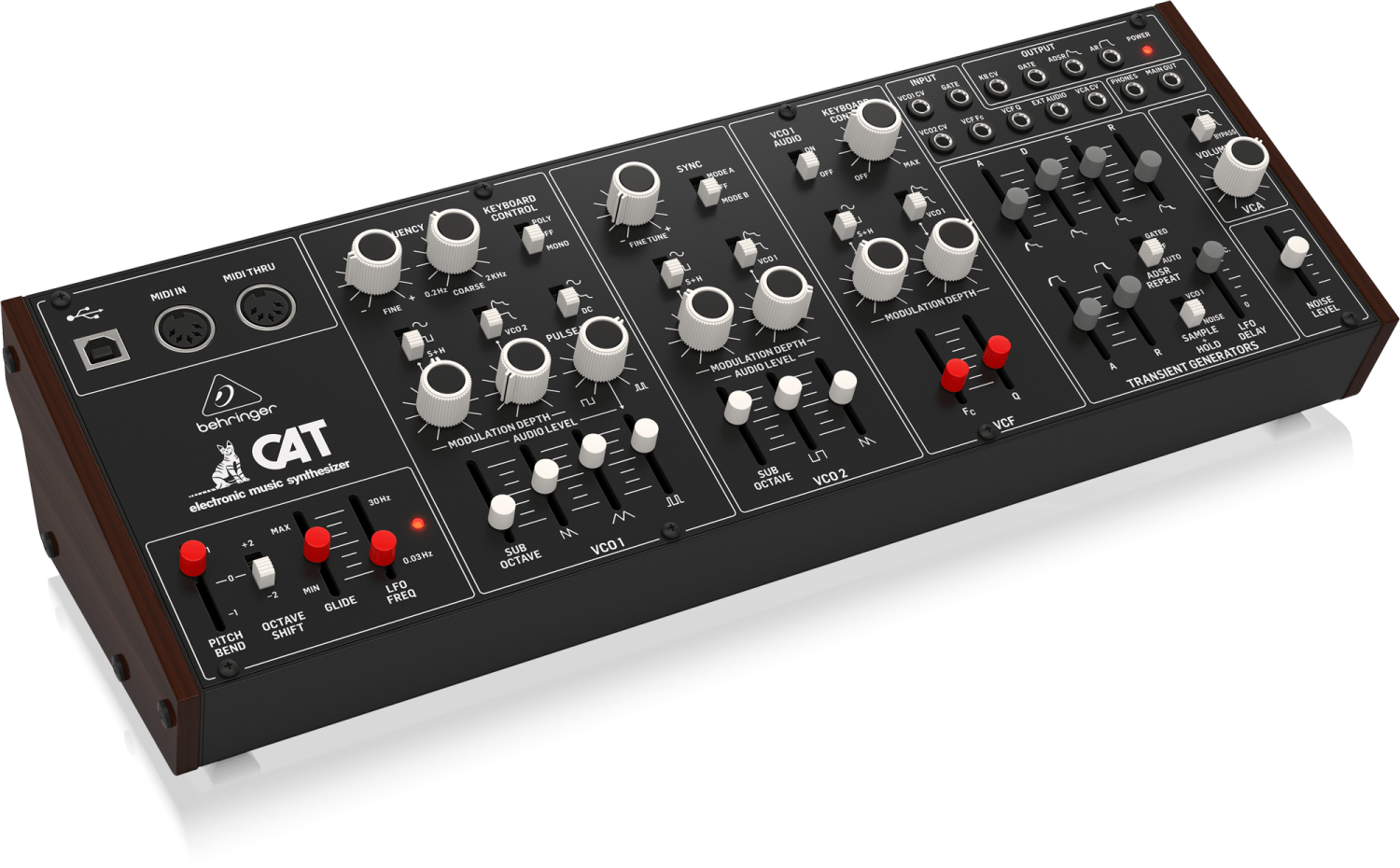 картинка BEHRINGER CAT - полумодульный аналоговый синтезатор от магазина prostore.me