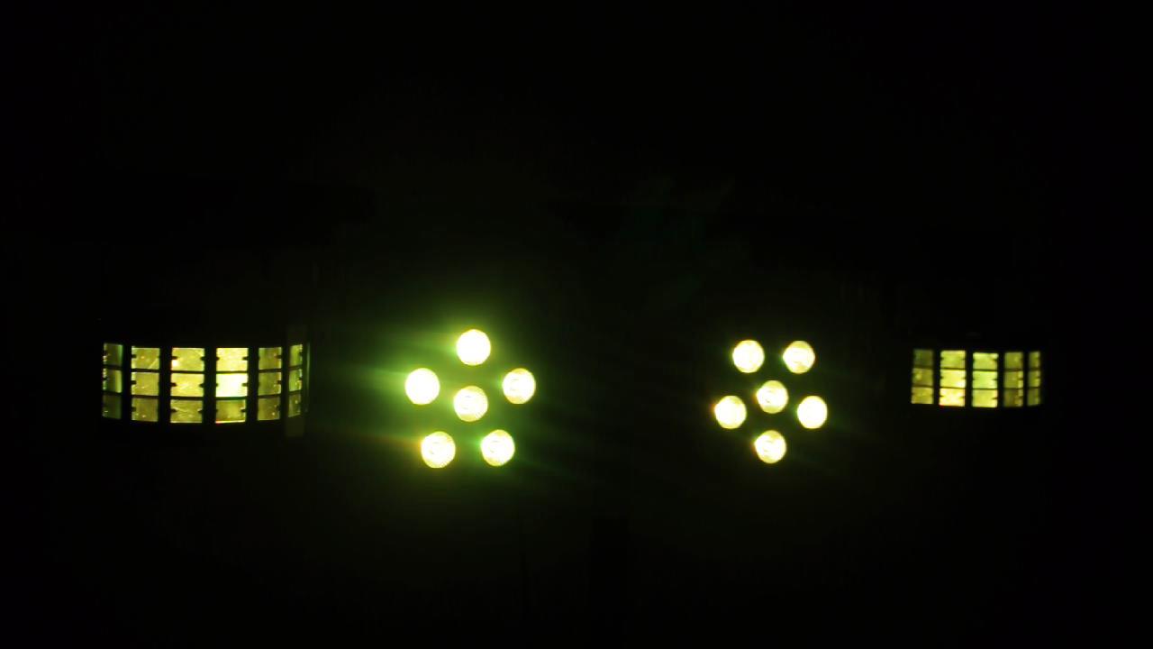 INVOLIGHT MLS HEX28 - комплект из 2ух LED эффектов и 2ух прожекторов, ИК-пульт, DMX512 купить в prostore.me