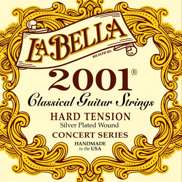 La Bella 2001H Hard 2001 Hard Комплект струн для классической гитары, сильное натяжение, посеребр. купить в prostore.me