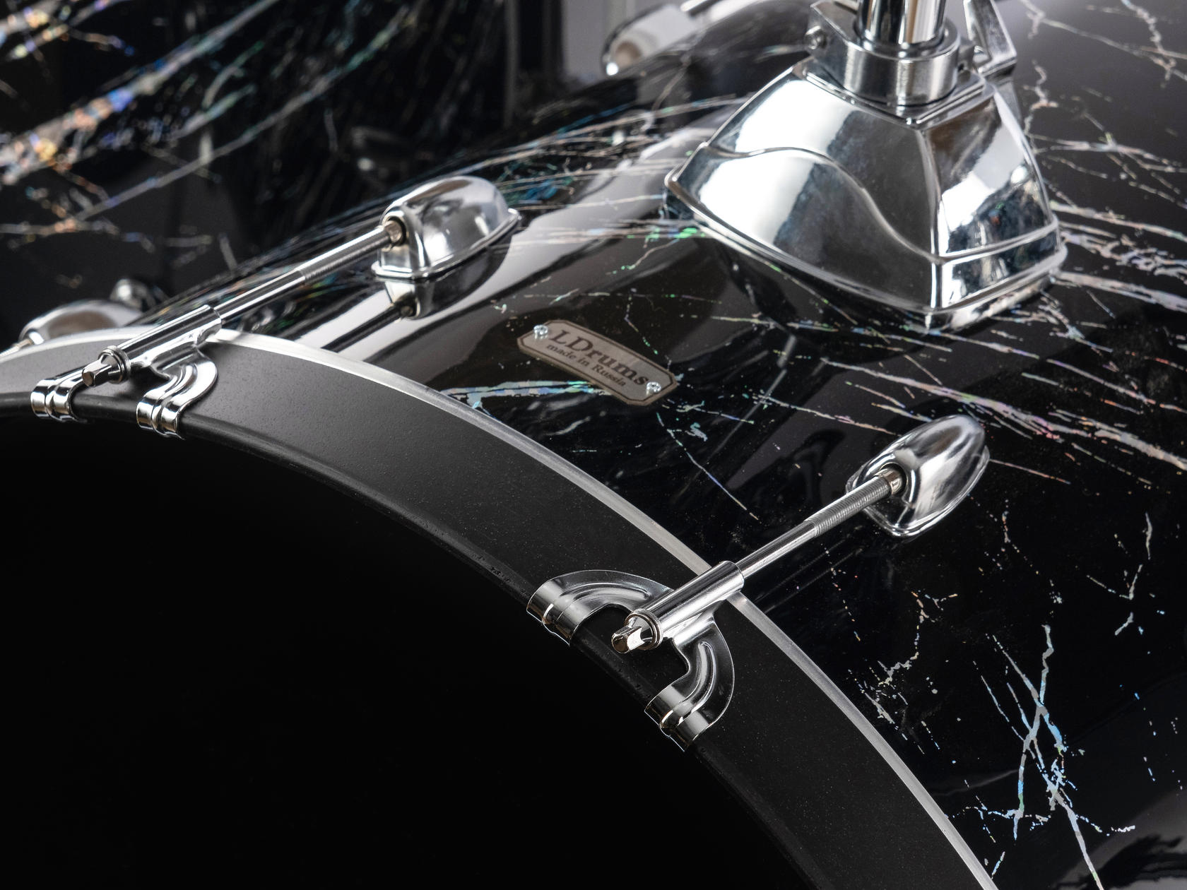 картинка LD-2220-64-04 Барабанная установка, Черный мрамор, LDrums от магазина prostore.me