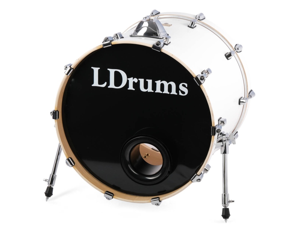 картинка 5001011-2016 Бас-барабан 20" x 16", белый, LDrums от магазина prostore.me