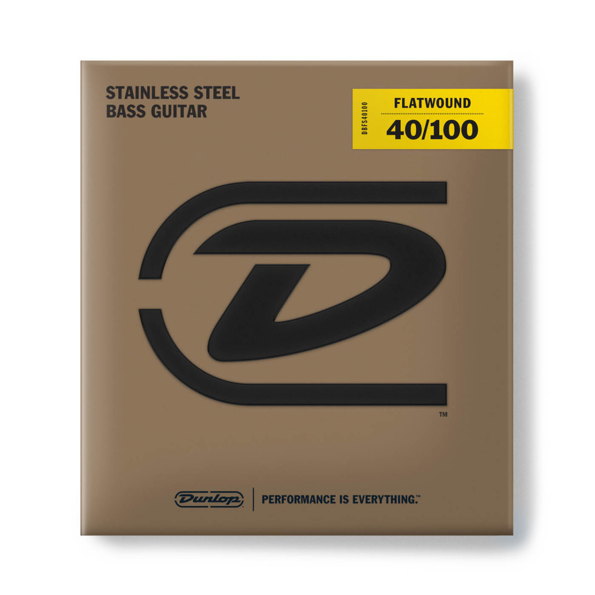 Dunlop DBFS40100M Flatwound Medium Scale Комплект струн для бас-гитары, сталь, 40-100.