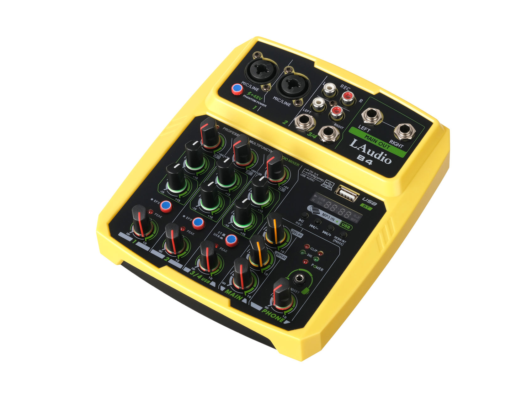 картинка B4 Микшерный пульт, 4 канала, LAudio от магазина prostore.me