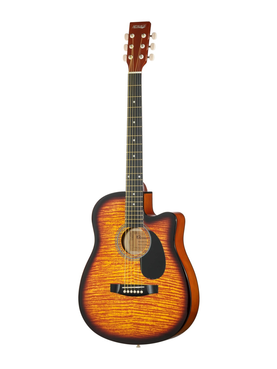 LF-3800CT-SB Фольковая гитара вырез HOMAGE купить в prostore.me