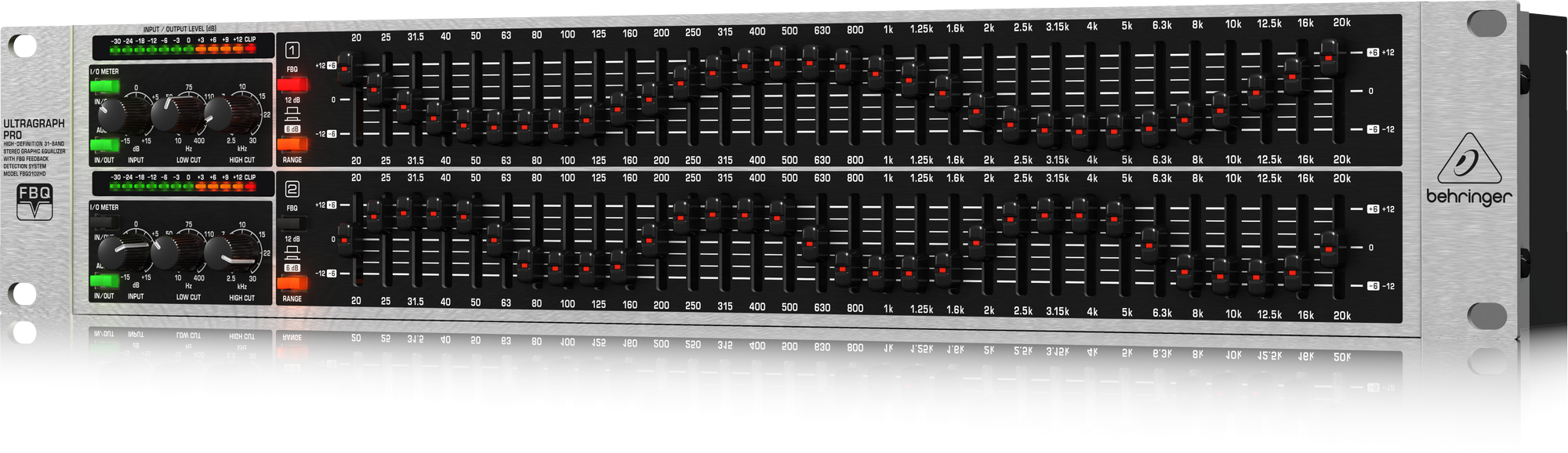 картинка BEHRINGER FBQ3102HD - проф.эквалайзер стерео, графический, 32 полосы от магазина prostore.me