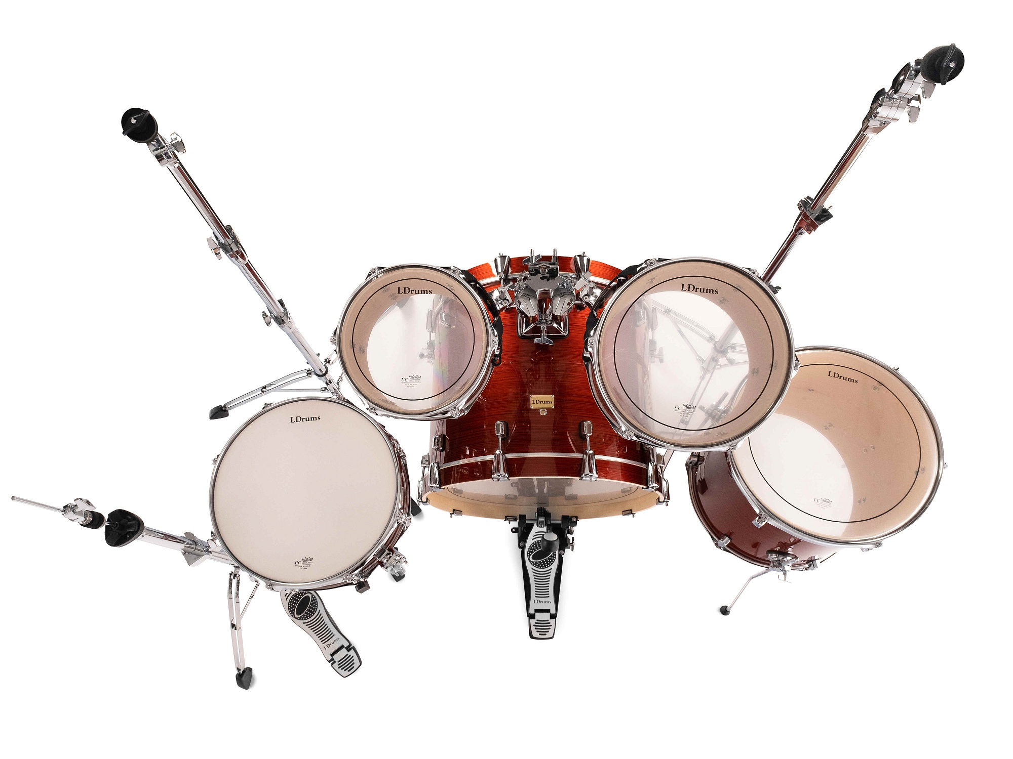 картинка 5001012 Барабанная установка, красная, LDrums от магазина prostore.me