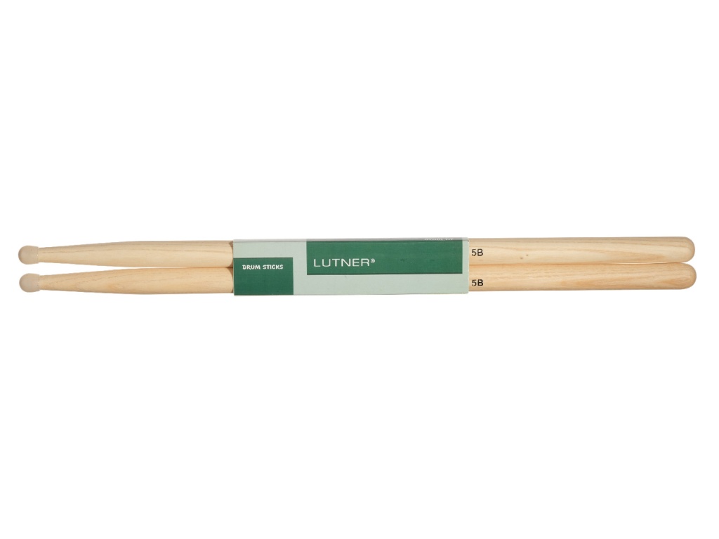 Lutner 5BN - Комплект барабанных палочек. Нейлоновый наконечник. Материал палочек - орех.  купить в prostore.me